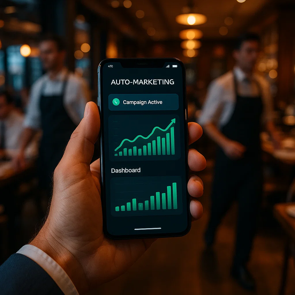 محرك التسويق الآلي من ريمنيو — خلّي كافيهك يهمس لعملائك بالحب قبل ما يشتاقوا